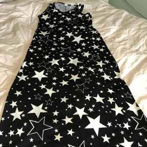 LuLaRoe Stars Maxi Tank Dress